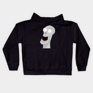 Huge mouth and bulging eyes Kids Hoodie